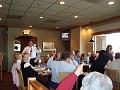 Dave makes a toast in memory of Jerry Fain